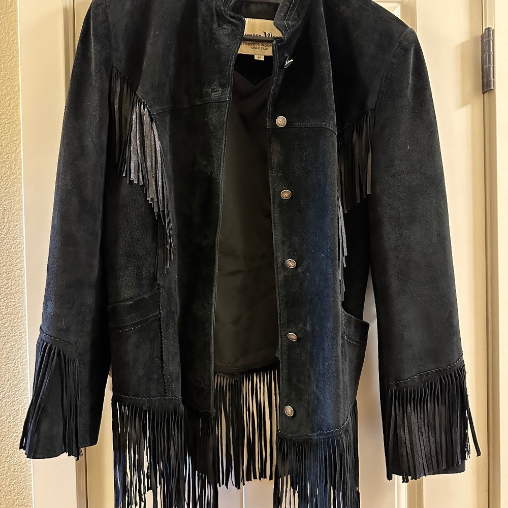 Vintage Pioneer Wear  70’s-80’s Suede Fringe Jacket